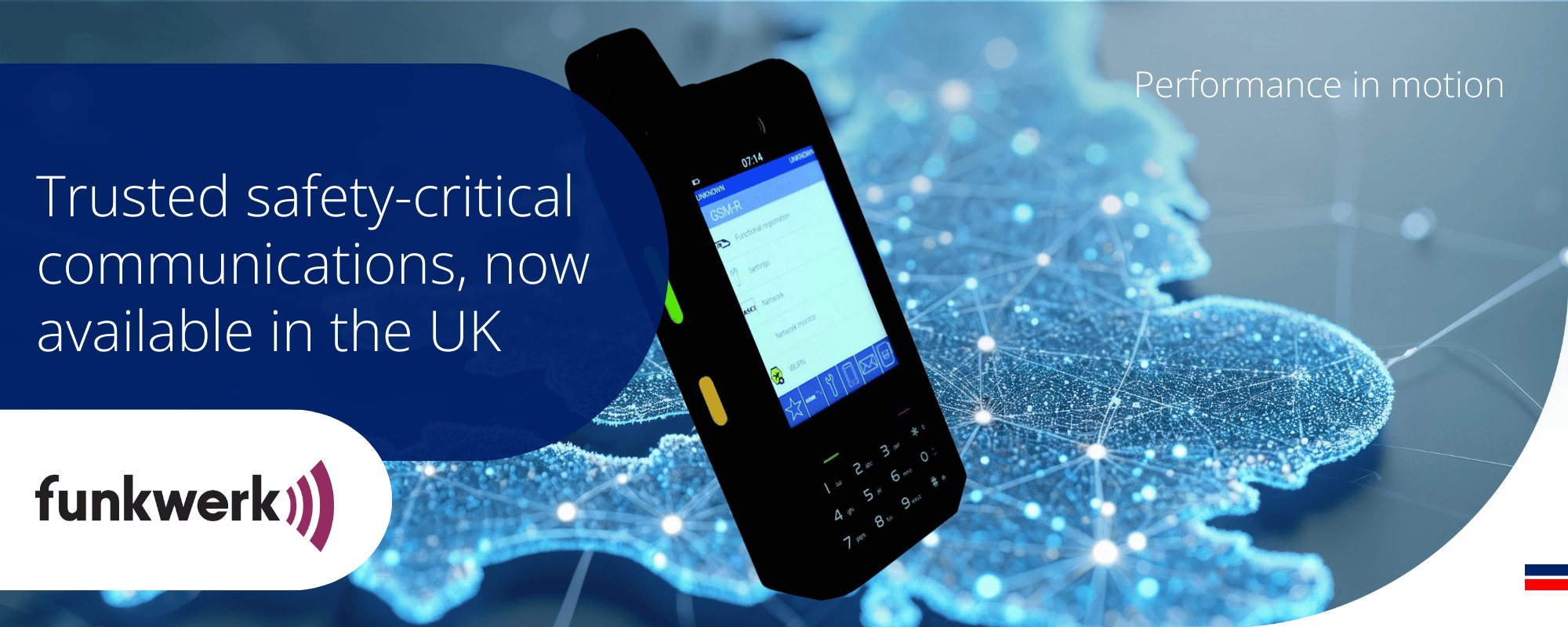 Funkwerk Landing Page Header