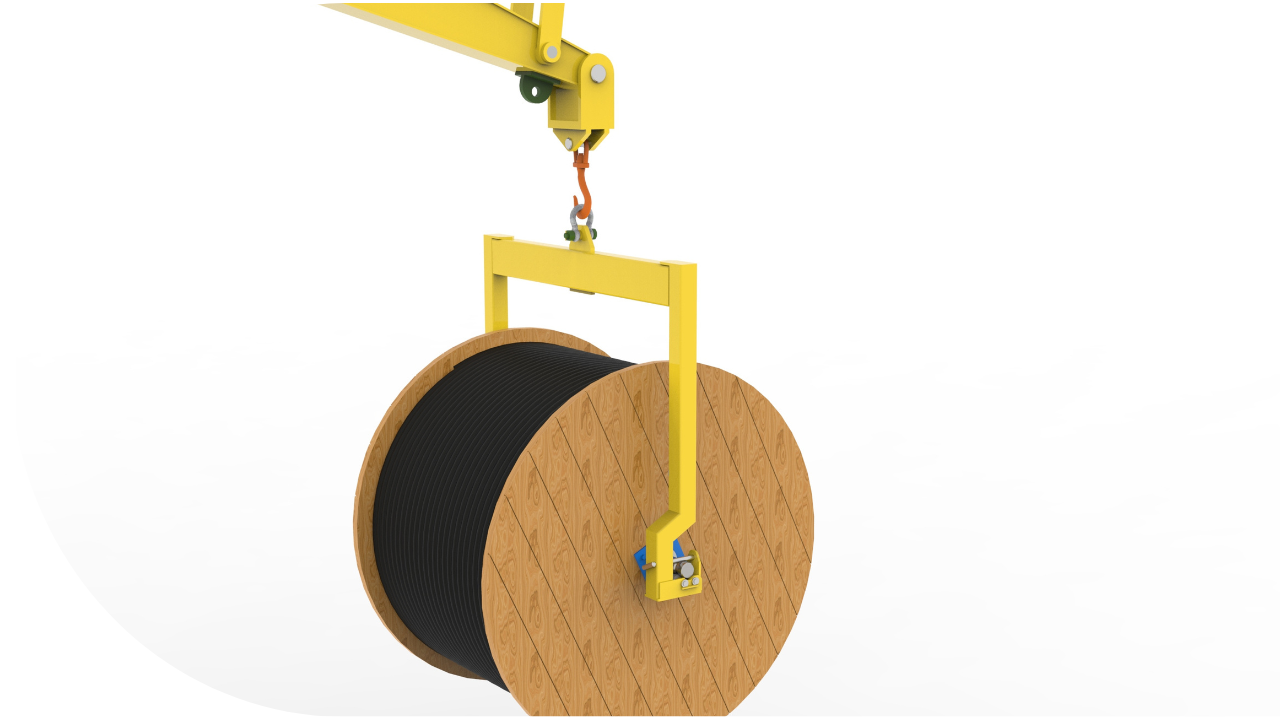 Cable handling curved image