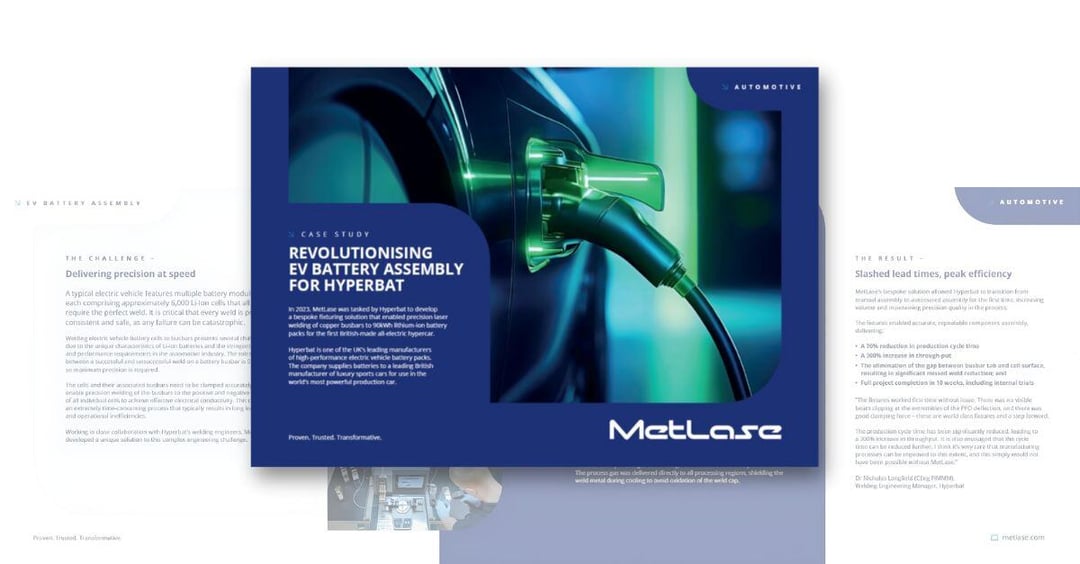 MetLase EV CS Landing Page Image